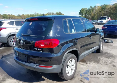 2014 Volkswagen Tiguan S из США, поврежденный, VIN WVGAV3AX3EW525833